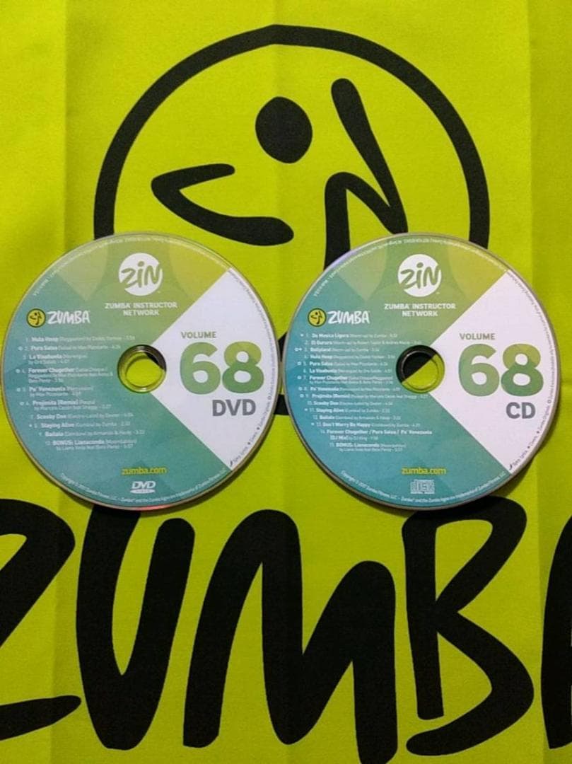 ZUMBA　ズンバ　ZIN61 ～ ZIN70　 CD ＆ DVD 20枚セット