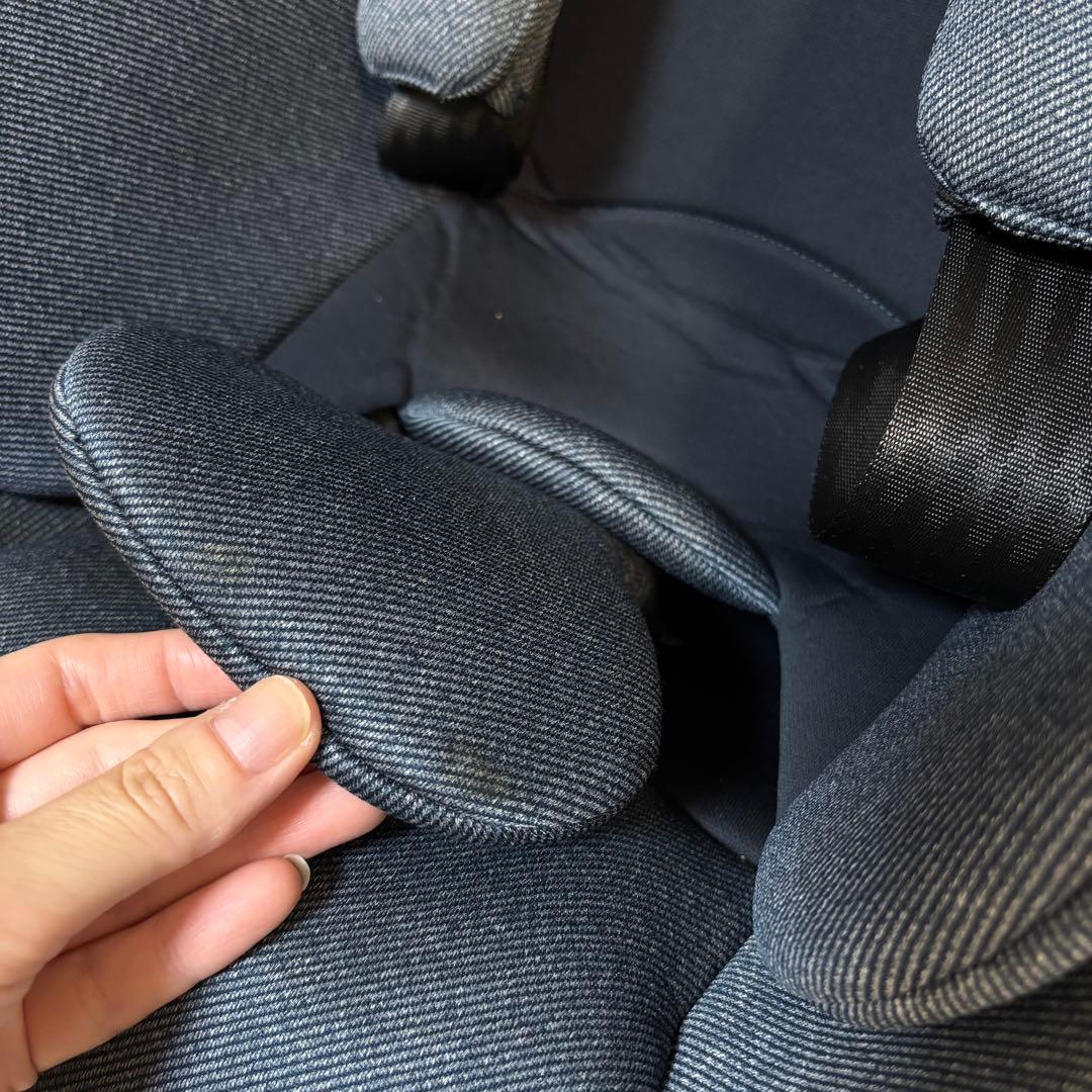 エールべべ　クルット4i Oui デニムブルー　ISOFIX 新生児　カーメイト