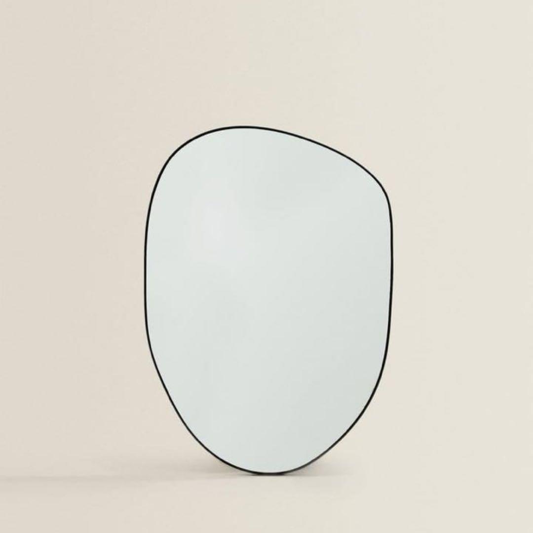 HR547 ZARA イレギュラー ウォールミラー小