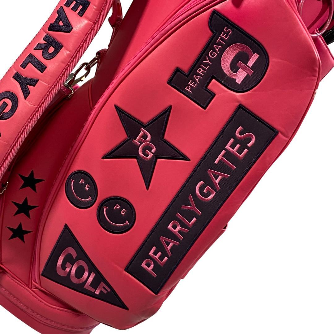 PEARLY GATES パーリーゲイツ キャディバッグ 6分割 9型 ピンク