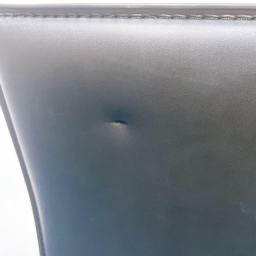 【未使用送料込】あずま工芸 レザーダイニングチェア 黒 2脚セット③