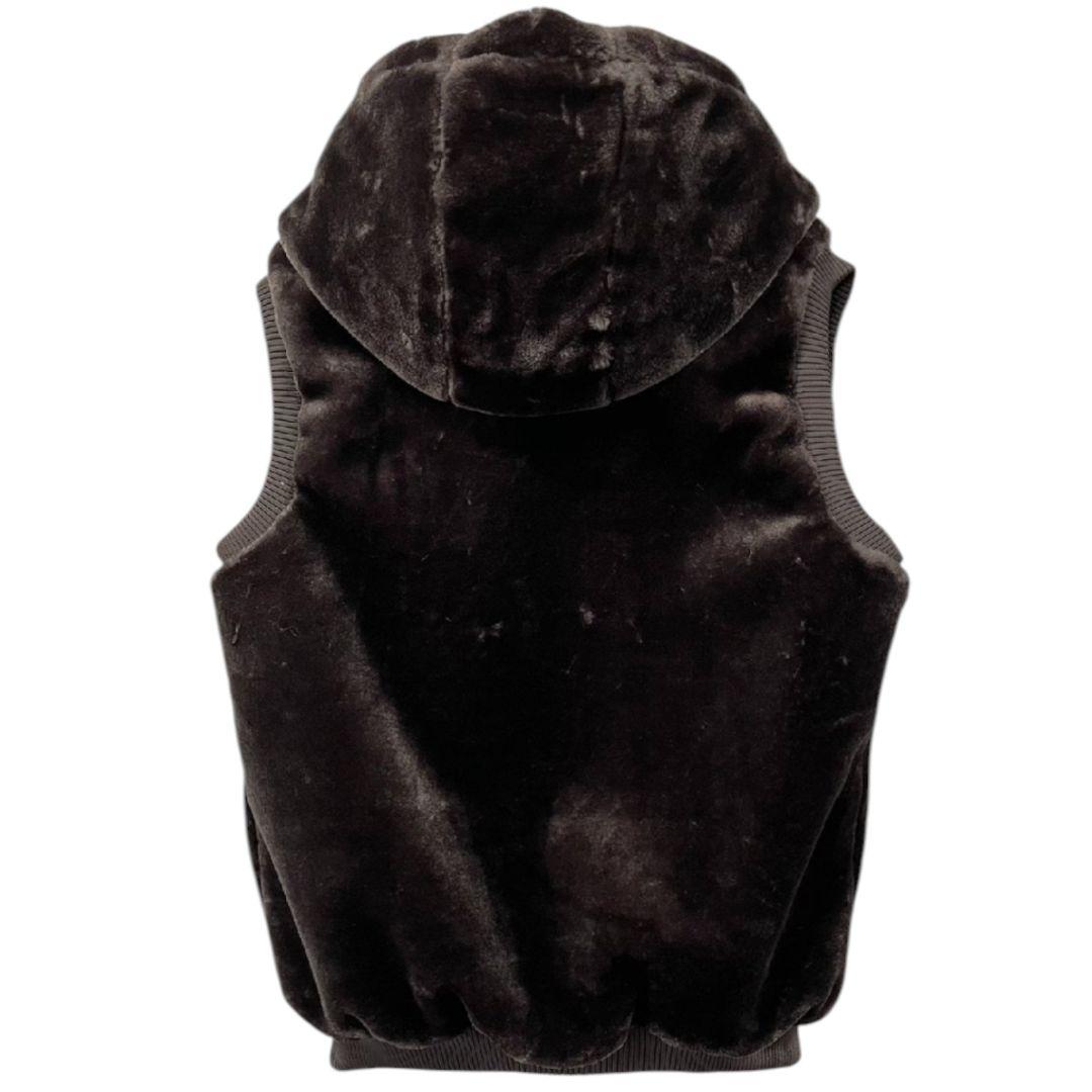 ミンクカシミヤ混　ファーベスト 　Emmauela　ミラノ　男女兼用　2XL