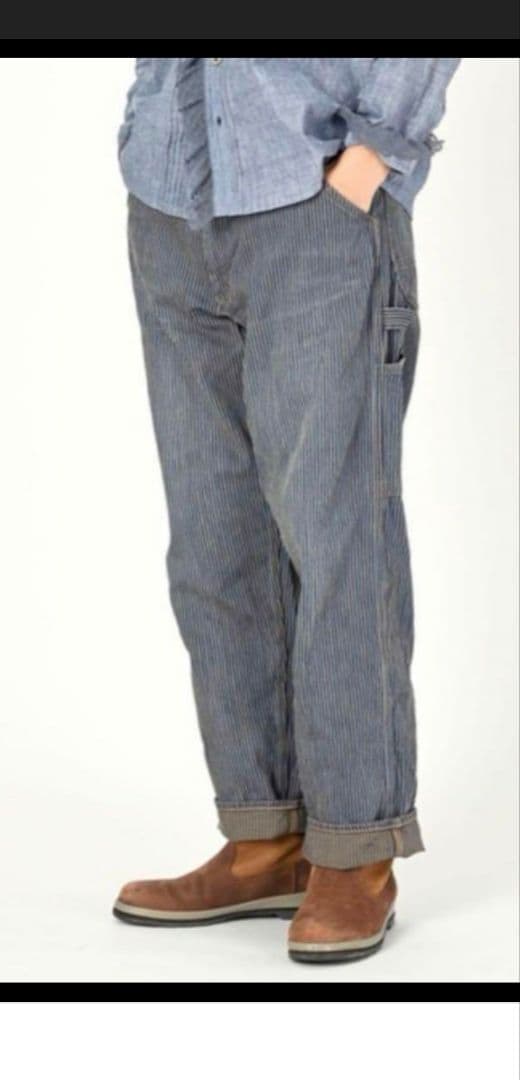 ［美品］45R モンブランヒッコリーの山ペインターパンツ（重） サイズ30