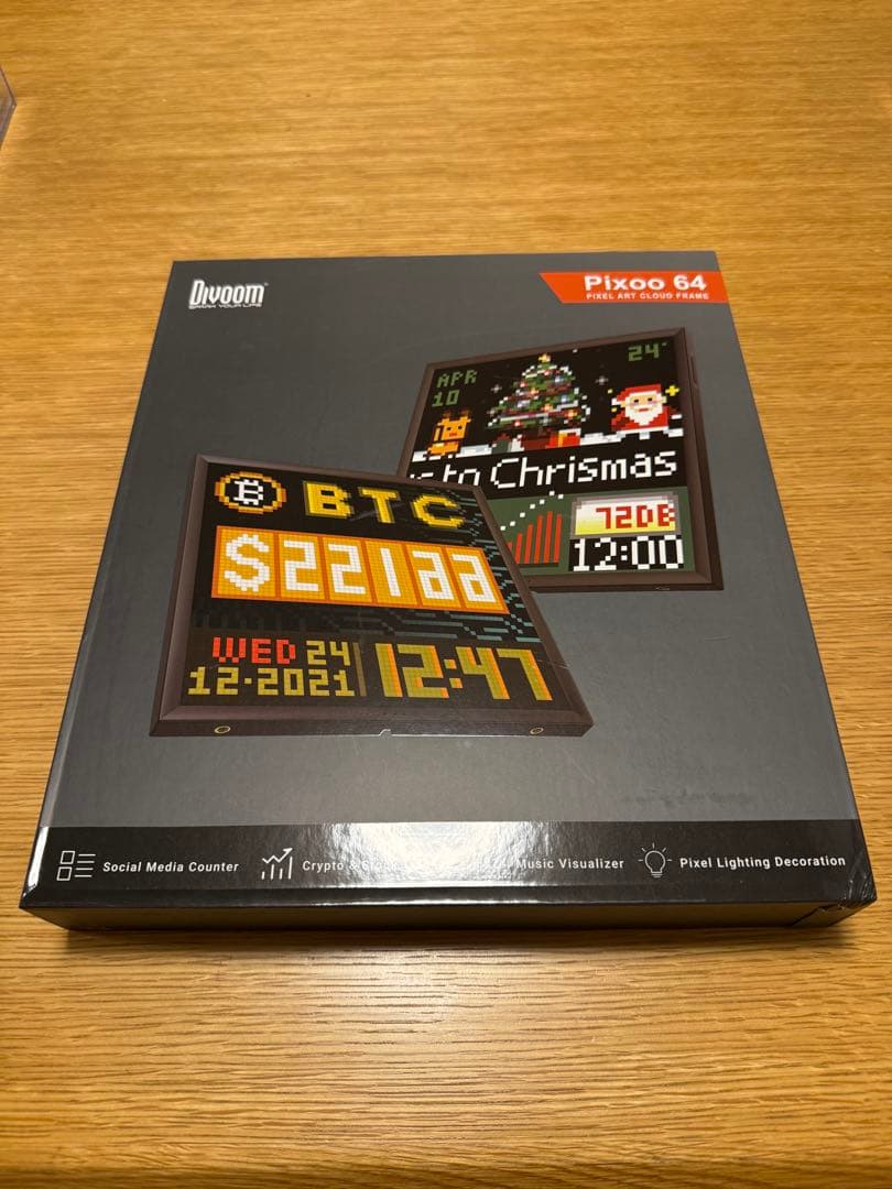 Divoom Pixoo 64 デジタルディスプレイ