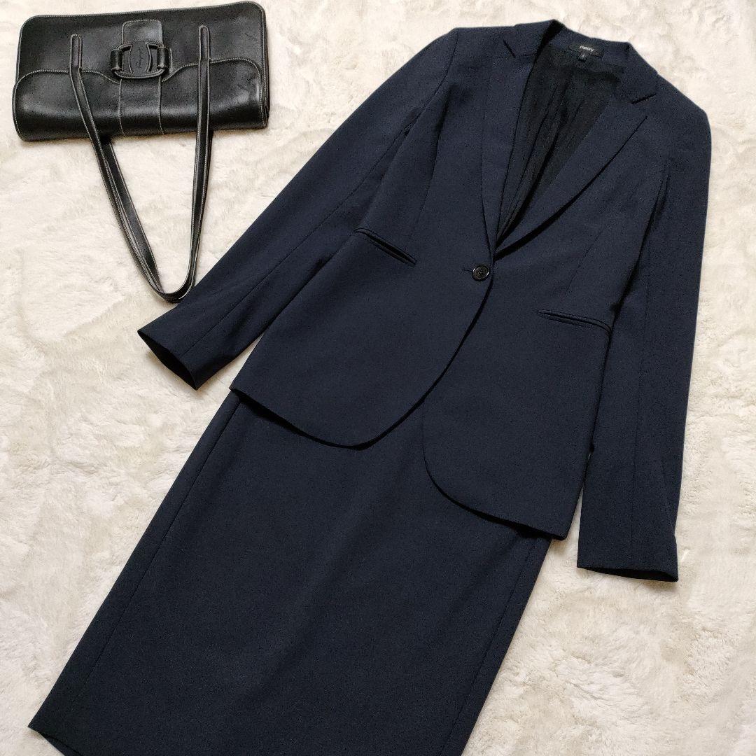 新品同様　セオリー　Theory　スーツ　セットアップ　ストレッチ　ネイビー　0