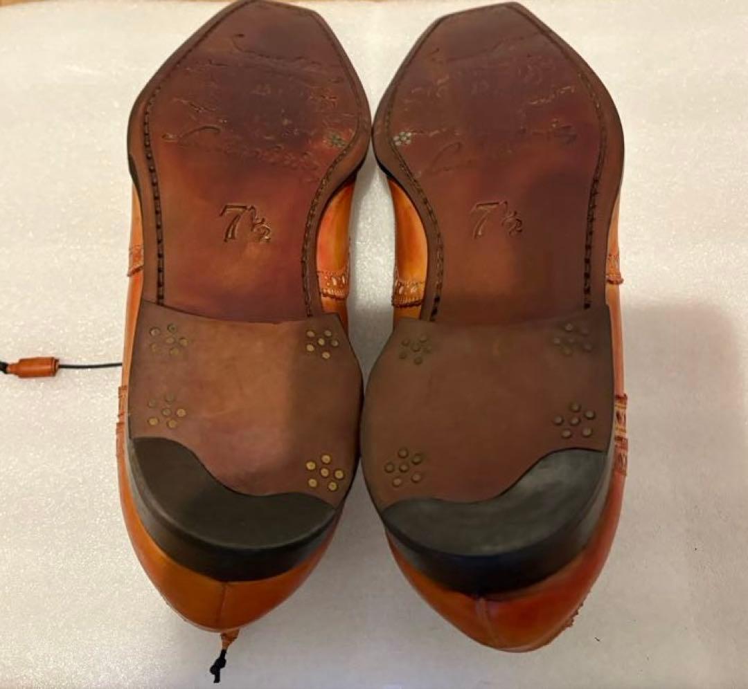 ステファノブランキーニstefano branchini ブラウンレザーウィング