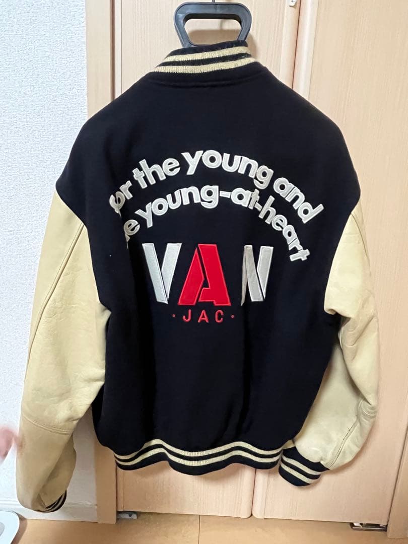 グ*9様 【ヴィンテージ】VAN スタジャン ネイビー/アイボリー