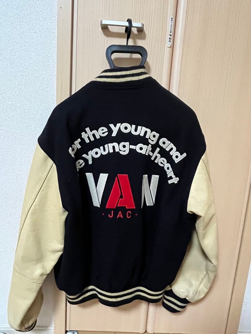 グ*9様 【ヴィンテージ】VAN スタジャン ネイビー/アイボリー