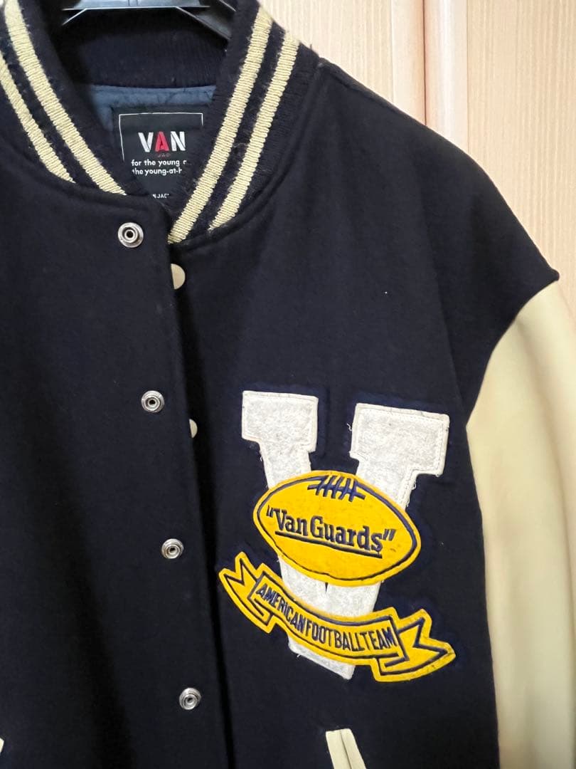 グ*9様 【ヴィンテージ】VAN スタジャン ネイビー/アイボリー