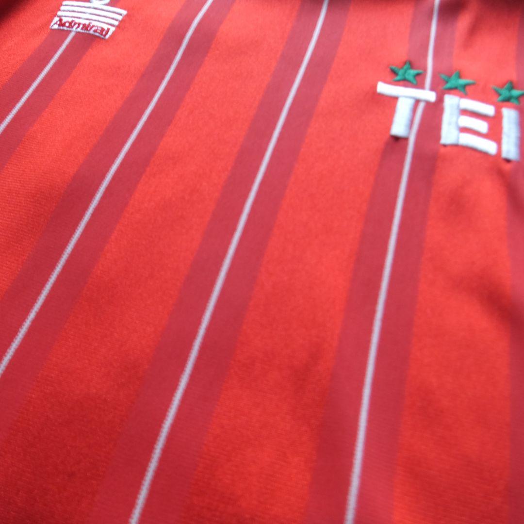 90年代 帝京高校　Admiral 赤 ストライプ 長袖シャツ