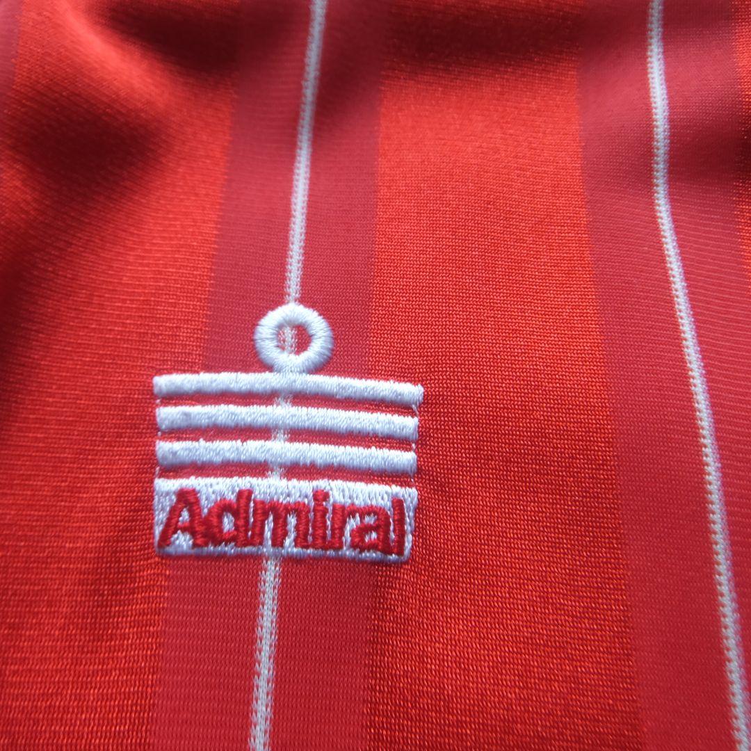 90年代 帝京高校　Admiral 赤 ストライプ 長袖シャツ