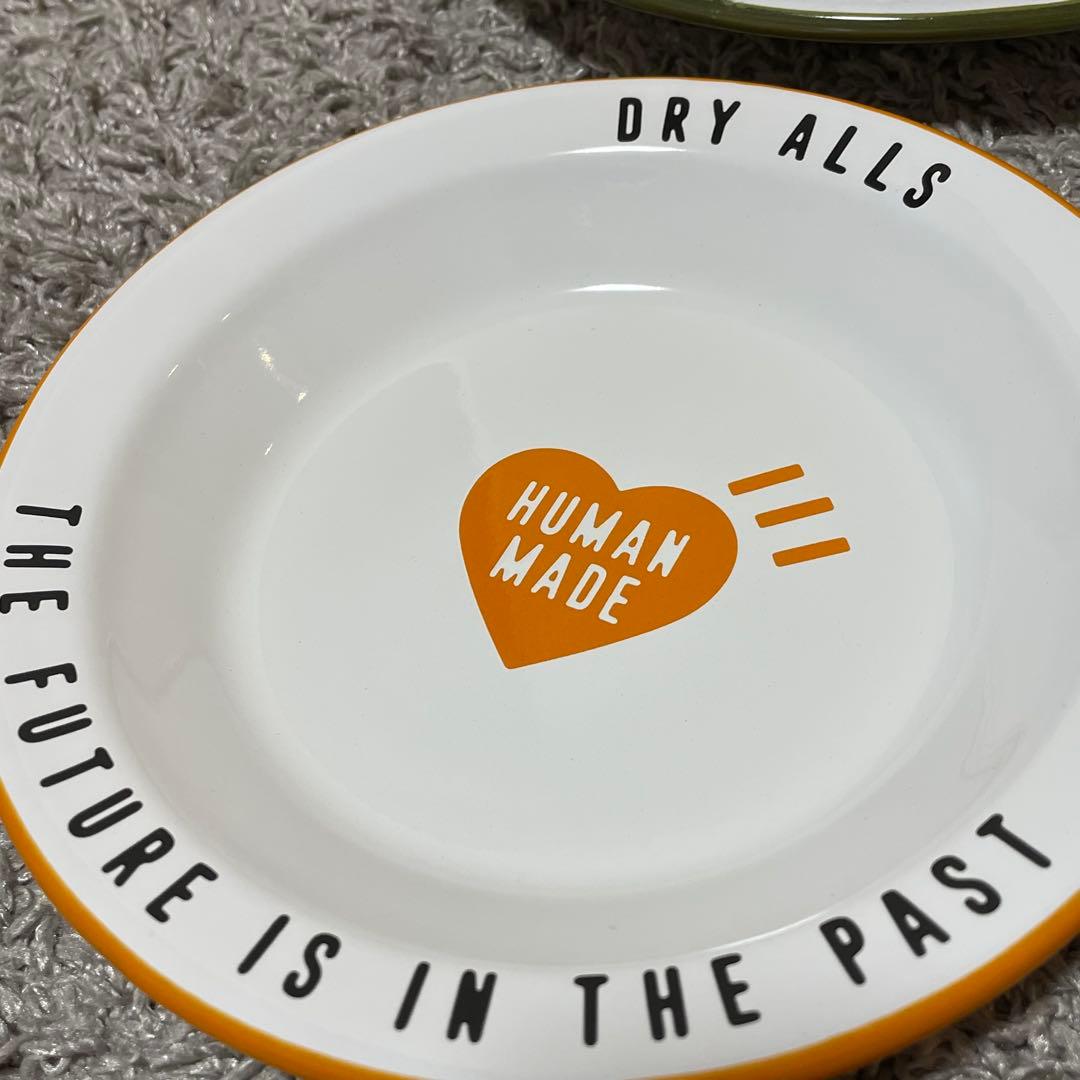 極美品 HUMAN MADE ENAMEL PLATE プレート 皿 4枚セット