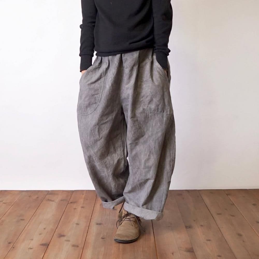 uzuiro ブラウン バルーンパンツ