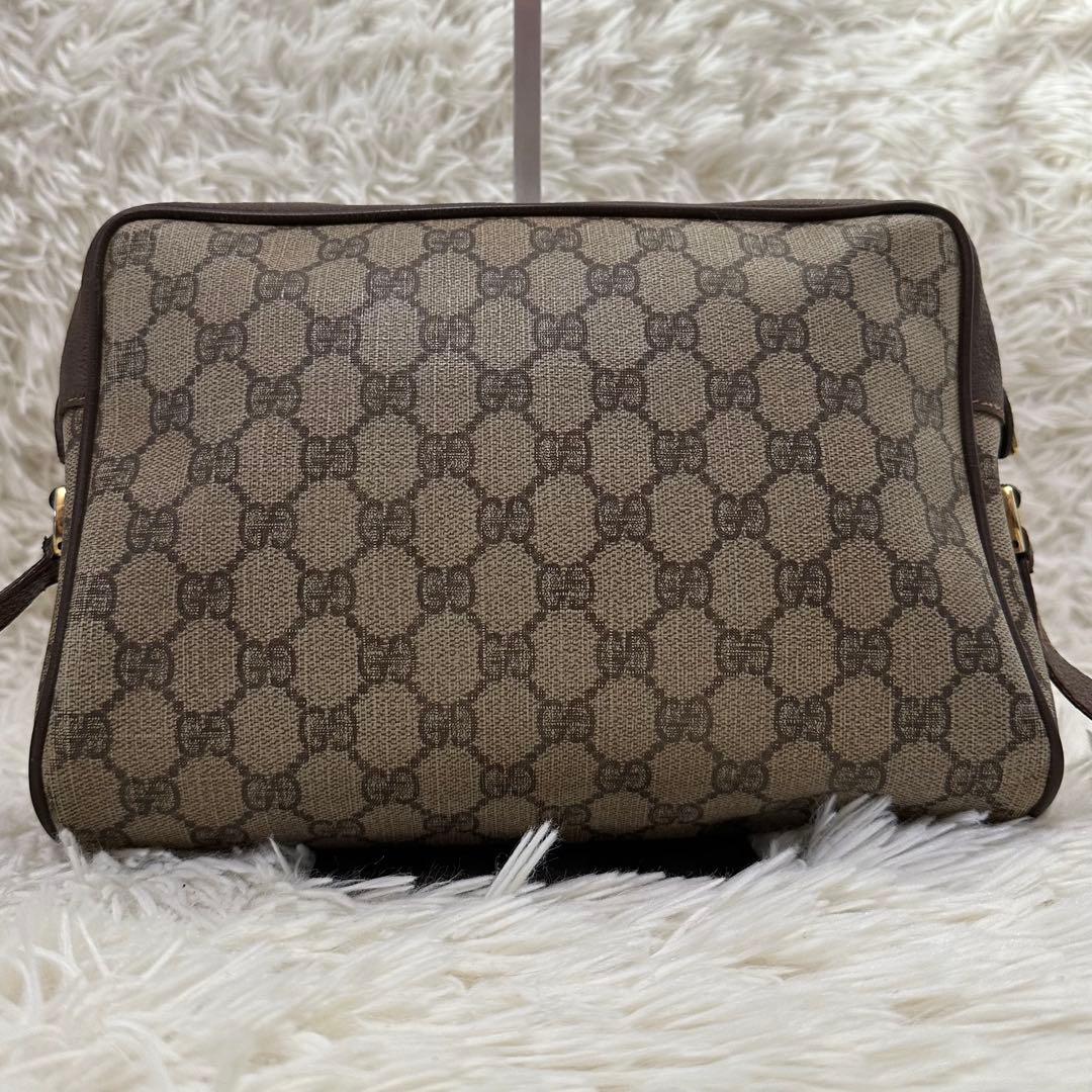 値下げ オールドグッチ GG 総柄 レザー ショルダーバッグ シェリーライン