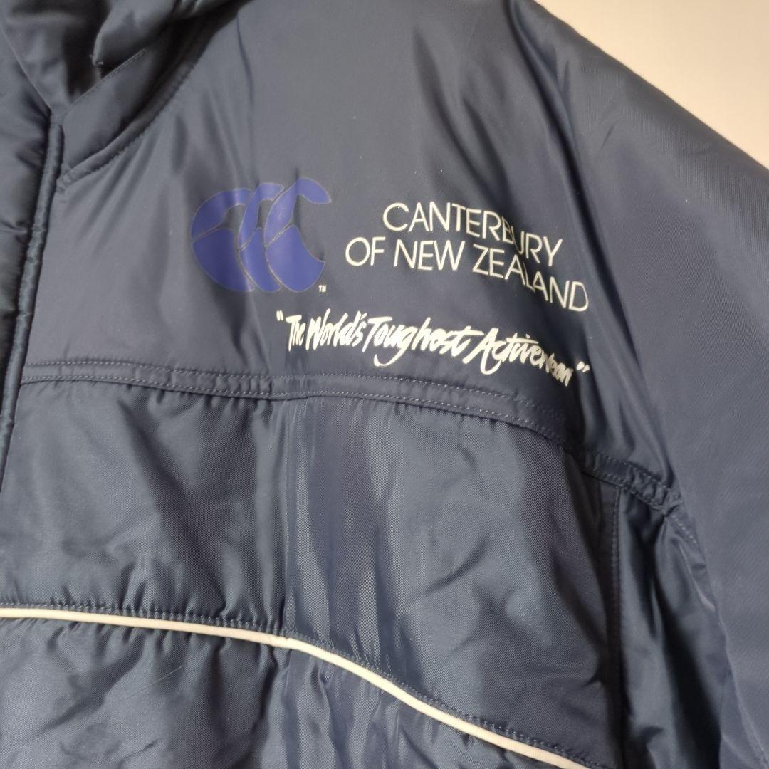 【稀少サイズ4L】CANTERBURY 着脱フード付きネイビー ベンチコート