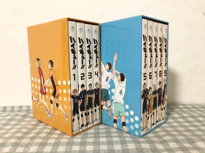 ハイキュー‼︎アニメ1期DVDセット(収納ボックスつき)