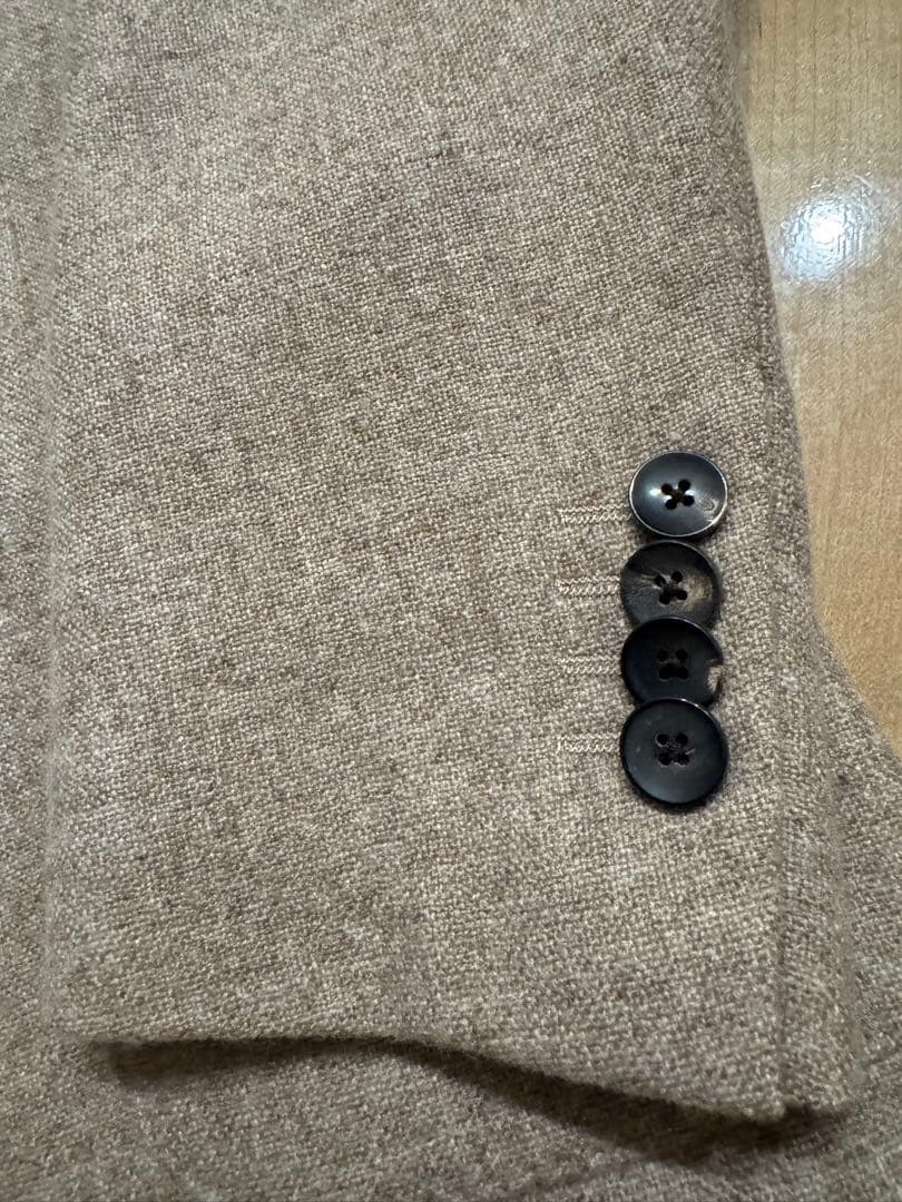 【美品】 LARDINI カシミヤ 100%ジャケット サイズ42