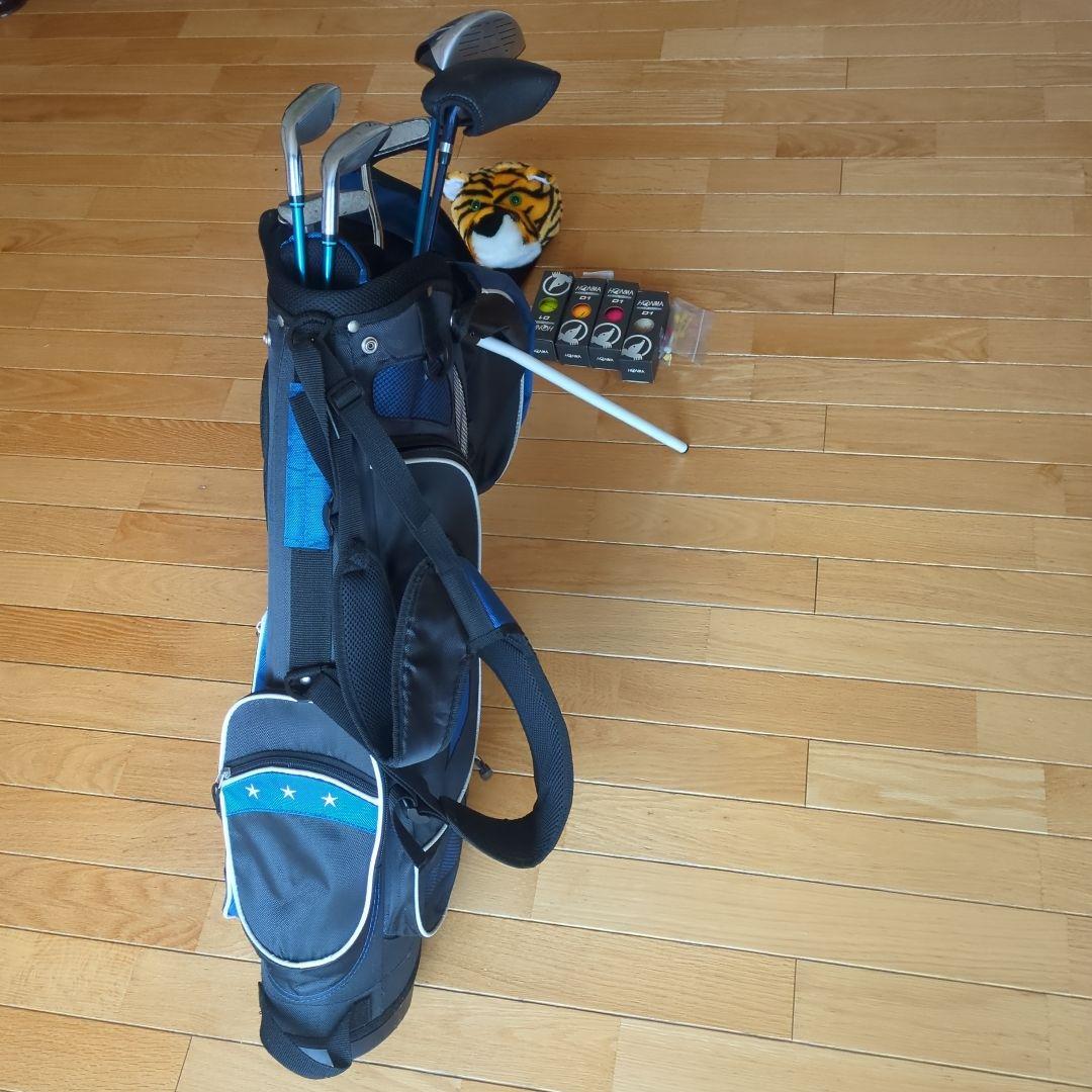 ジュニア ゴルフクラブセット スタンド式