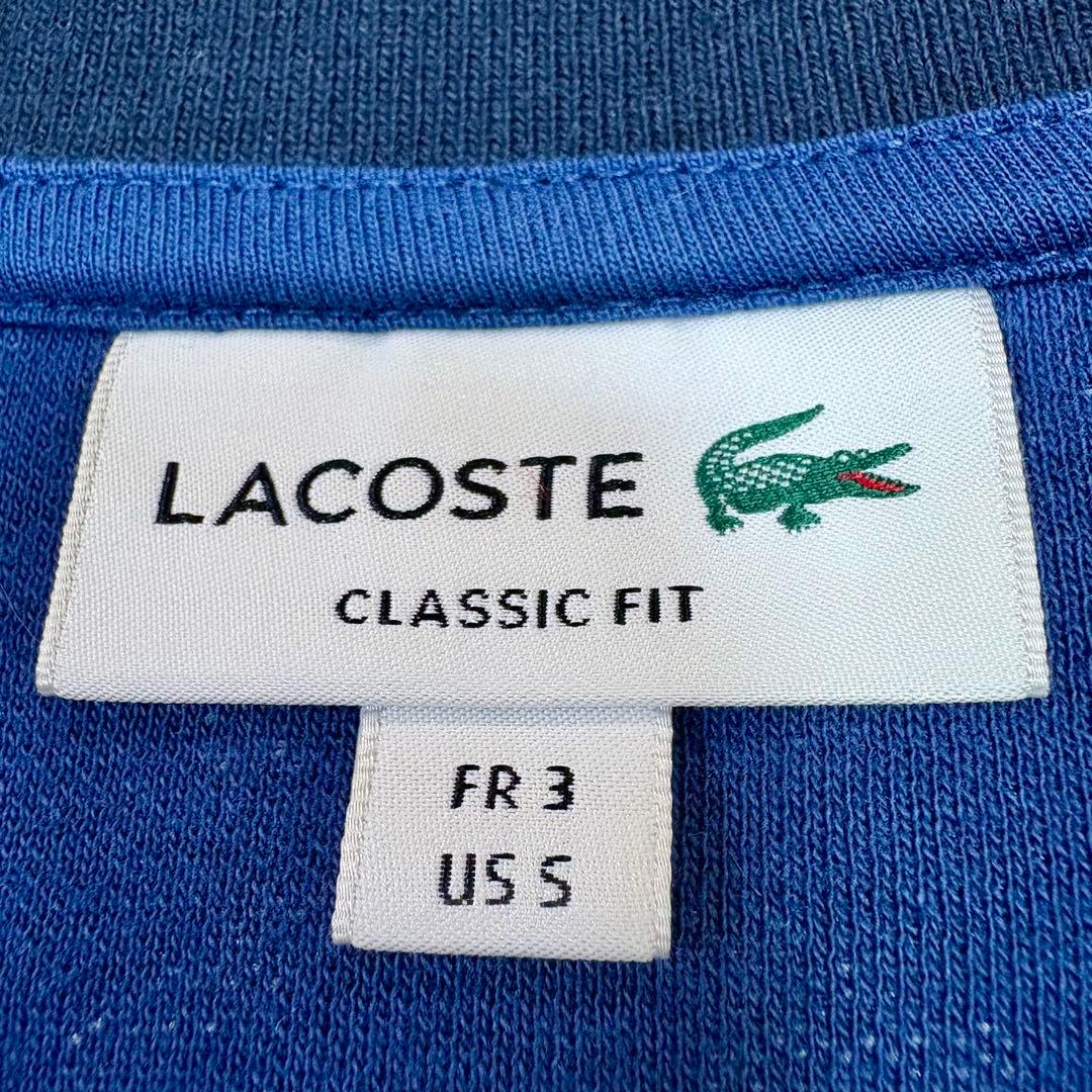 美品 LACOSTE ラコステ モノグラム 半袖ポロシャツ Mサイズ相当