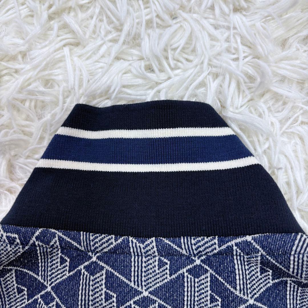 美品 LACOSTE ラコステ モノグラム 半袖ポロシャツ Mサイズ相当