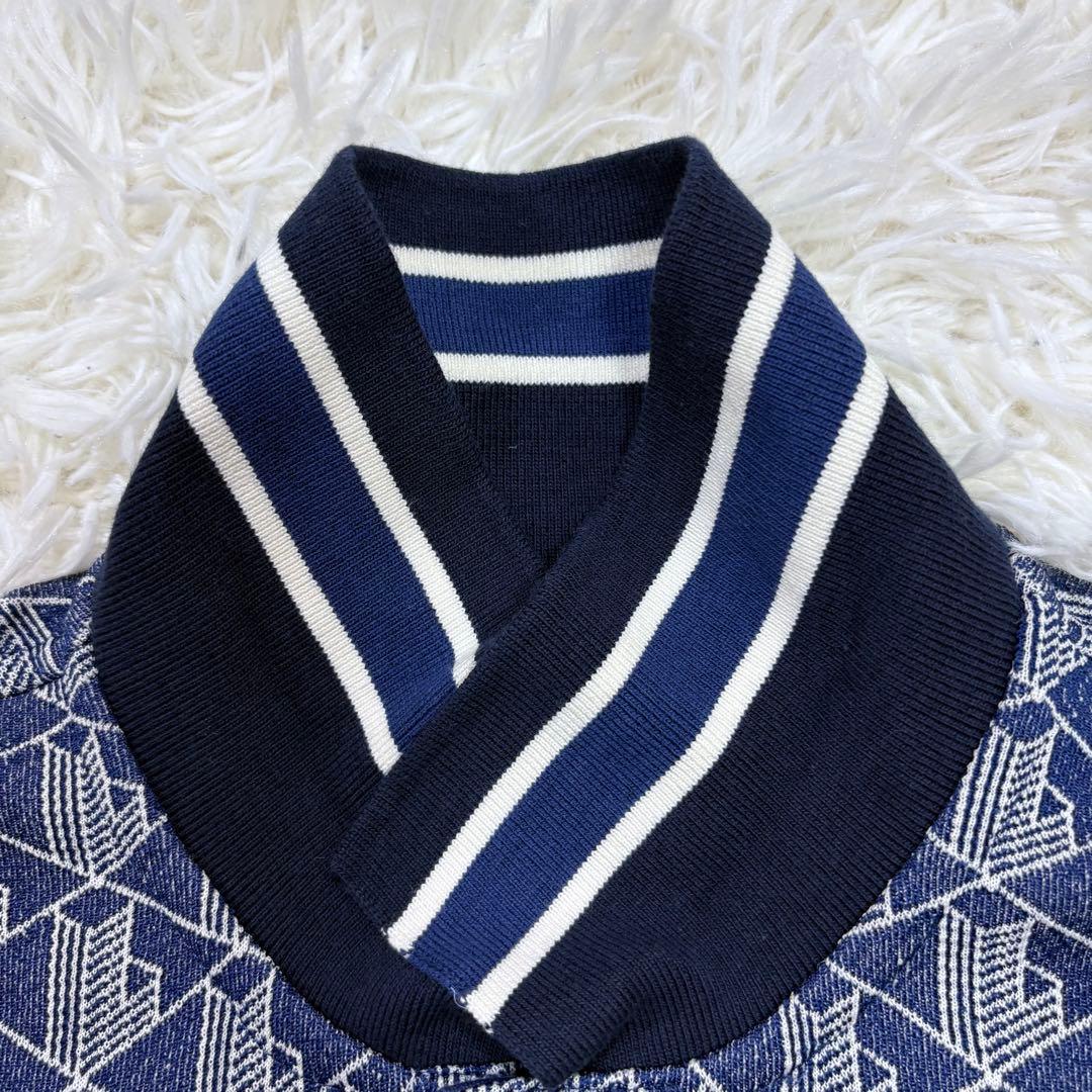 美品 LACOSTE ラコステ モノグラム 半袖ポロシャツ Mサイズ相当