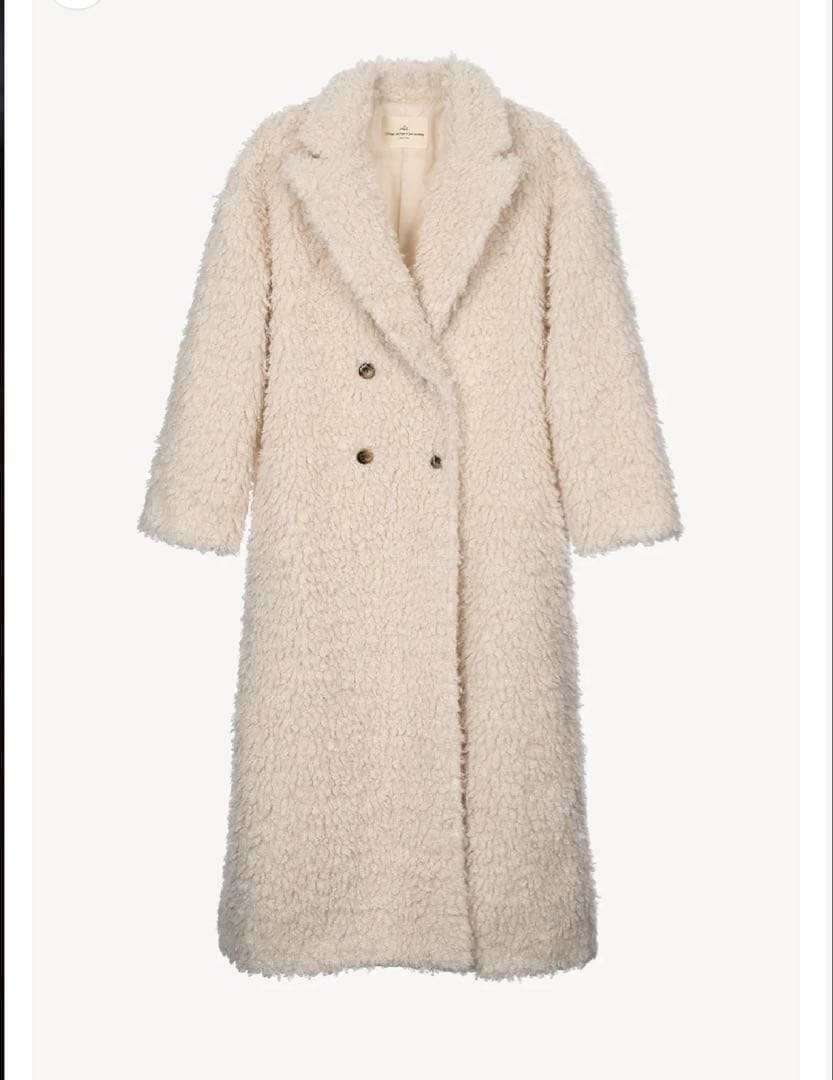 ジャケット・アウター Acka. poodle boa long coat