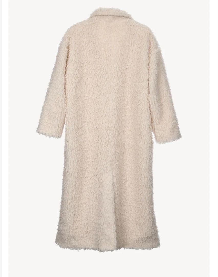 ジャケット・アウター Acka. poodle boa long coat