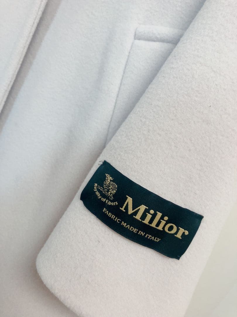 クードシャンス チェスターコート ロング ウール 38 9号 M