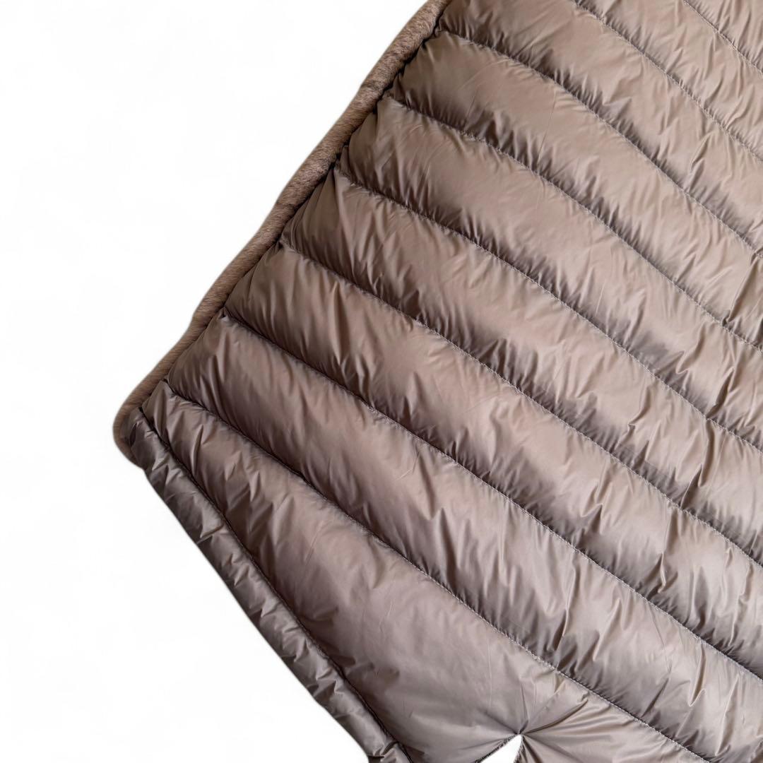 未使用 LOU ANDREA ふわふわファーダウンベスト リバーシブル