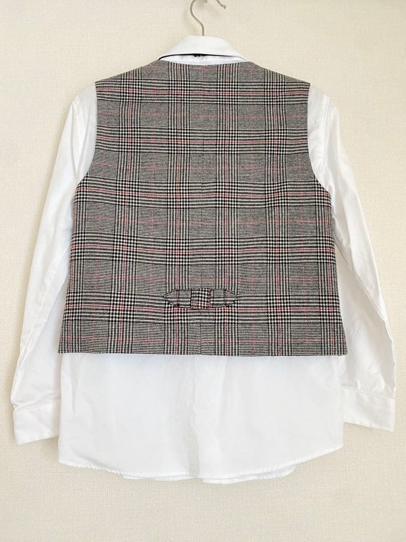 CHOPIN 黒ピンストライプ スリーピースロングパンツスーツ 120サイズ