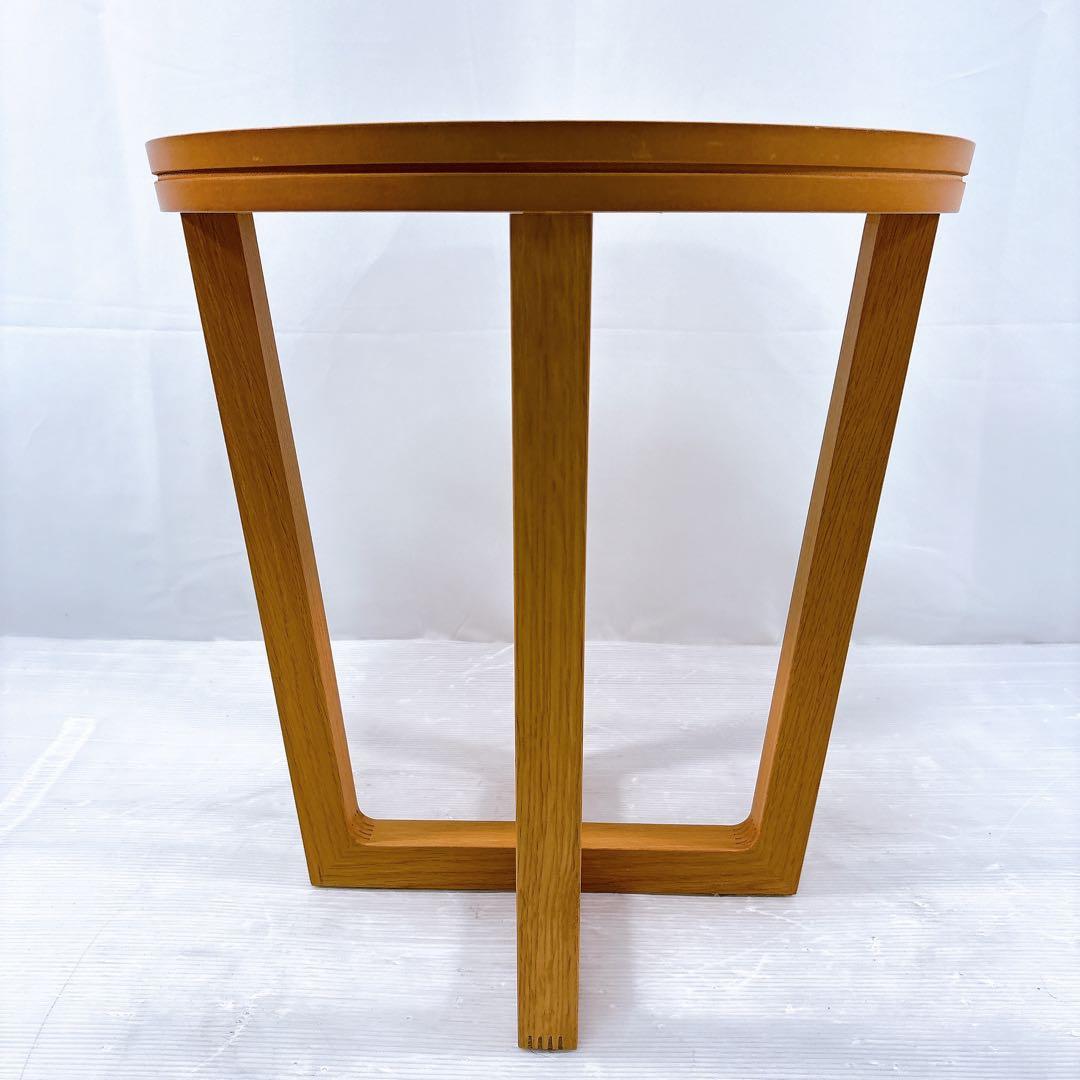 【極美品】松永家具 Arte アルテ クライステーブル40 サイドテーブル