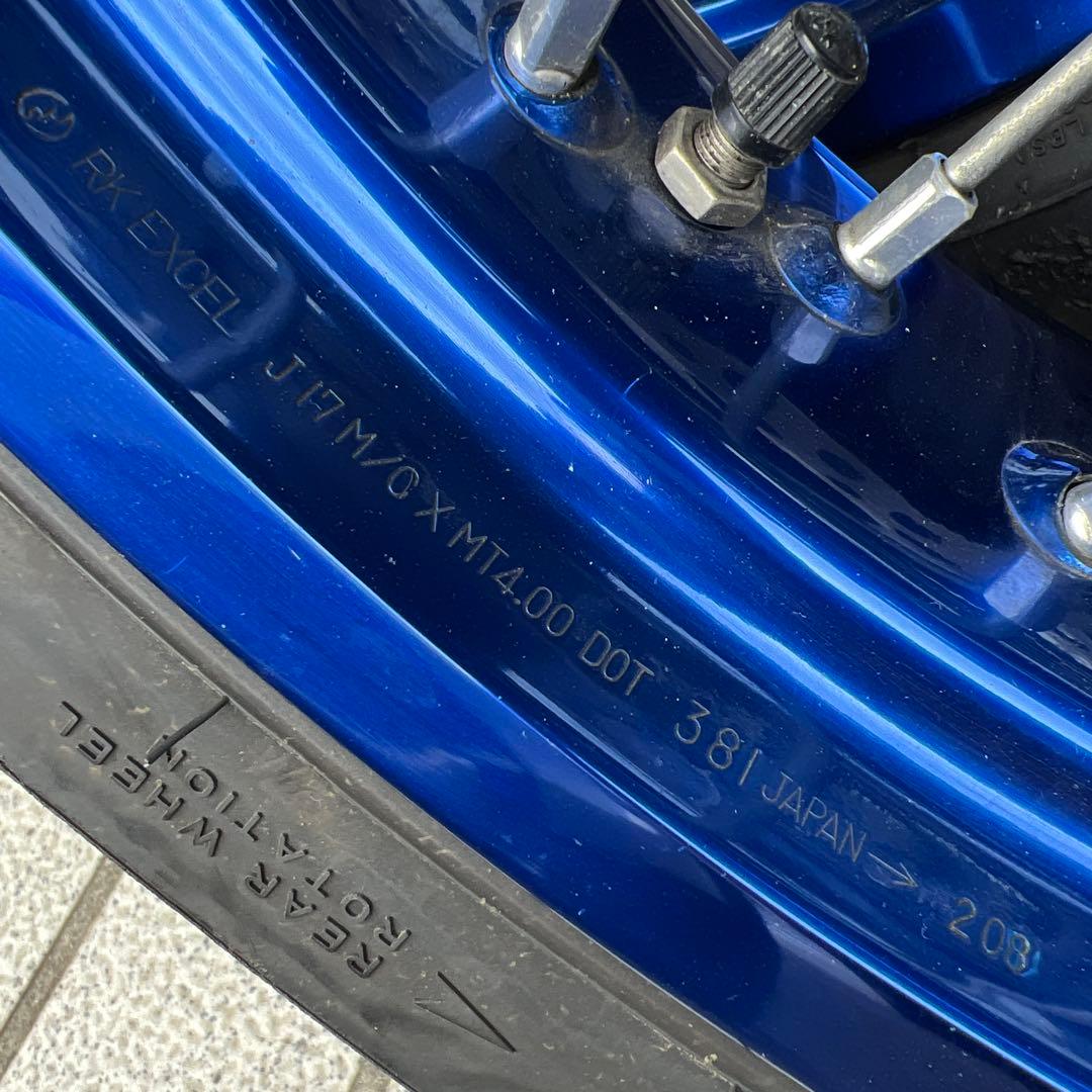 Dトラッカー純正リム・08kx250fに使用（ハブkx250f用）