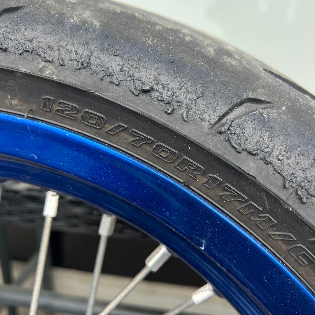 Dトラッカー純正リム・08kx250fに使用（ハブkx250f用）