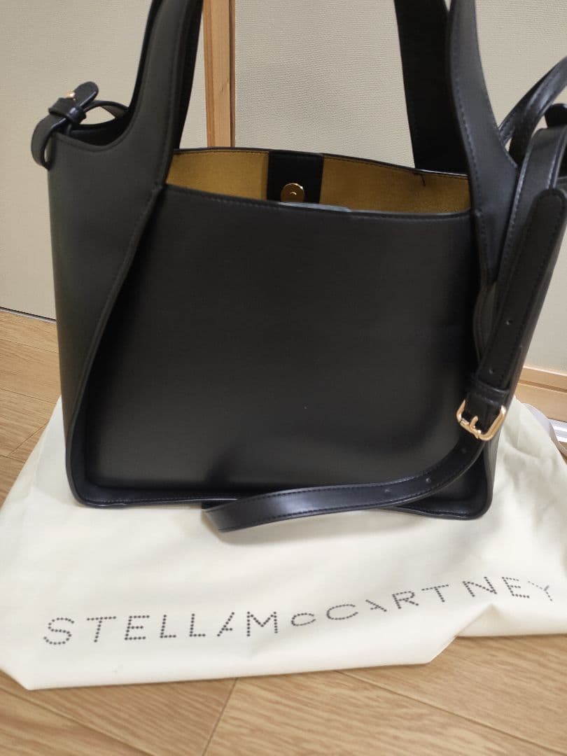 美品 ステラマッカートニーロゴトートバッグ