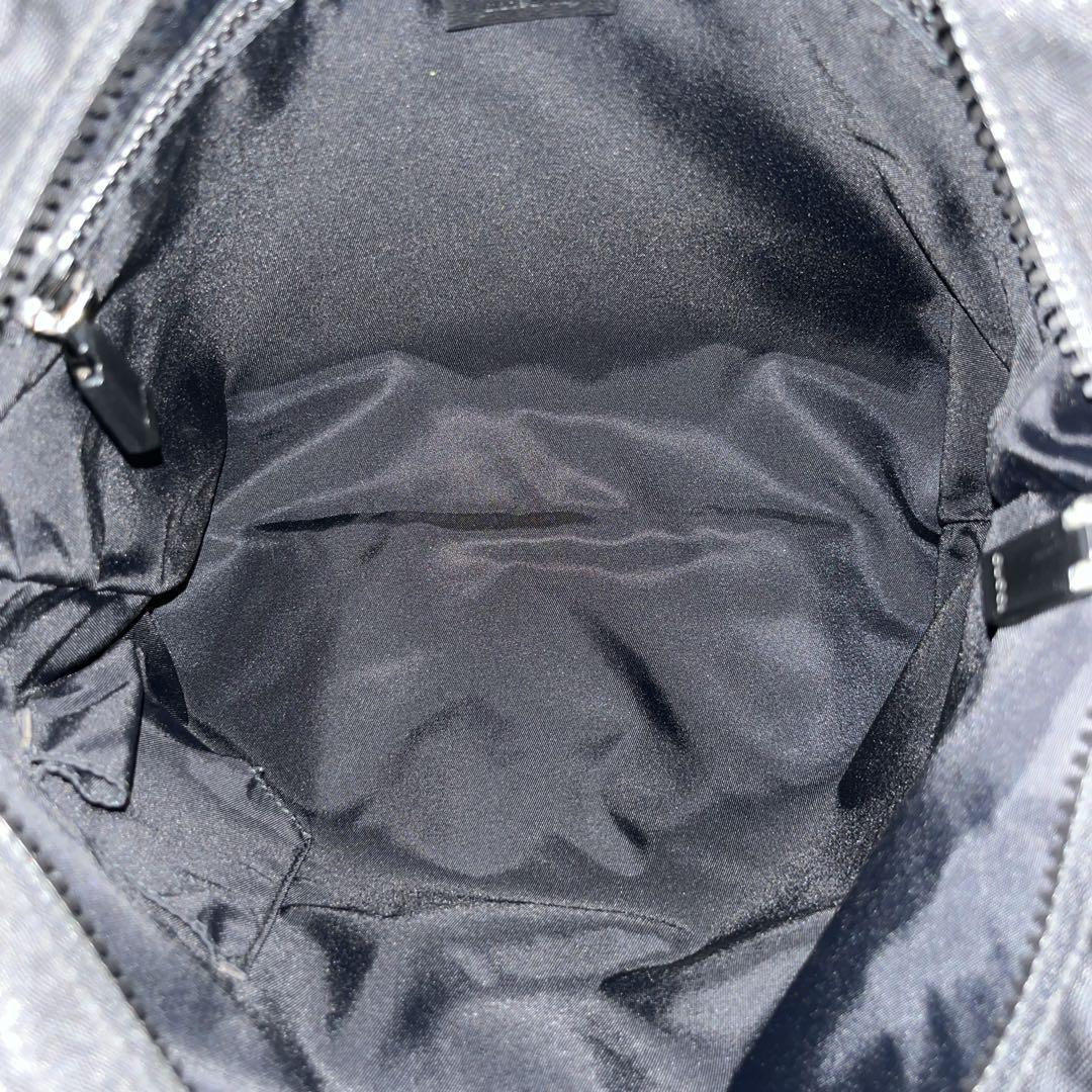 グッチ　ショルダーバッグ　インターロッキング　シェリーライン　デカロゴ　ナイロン