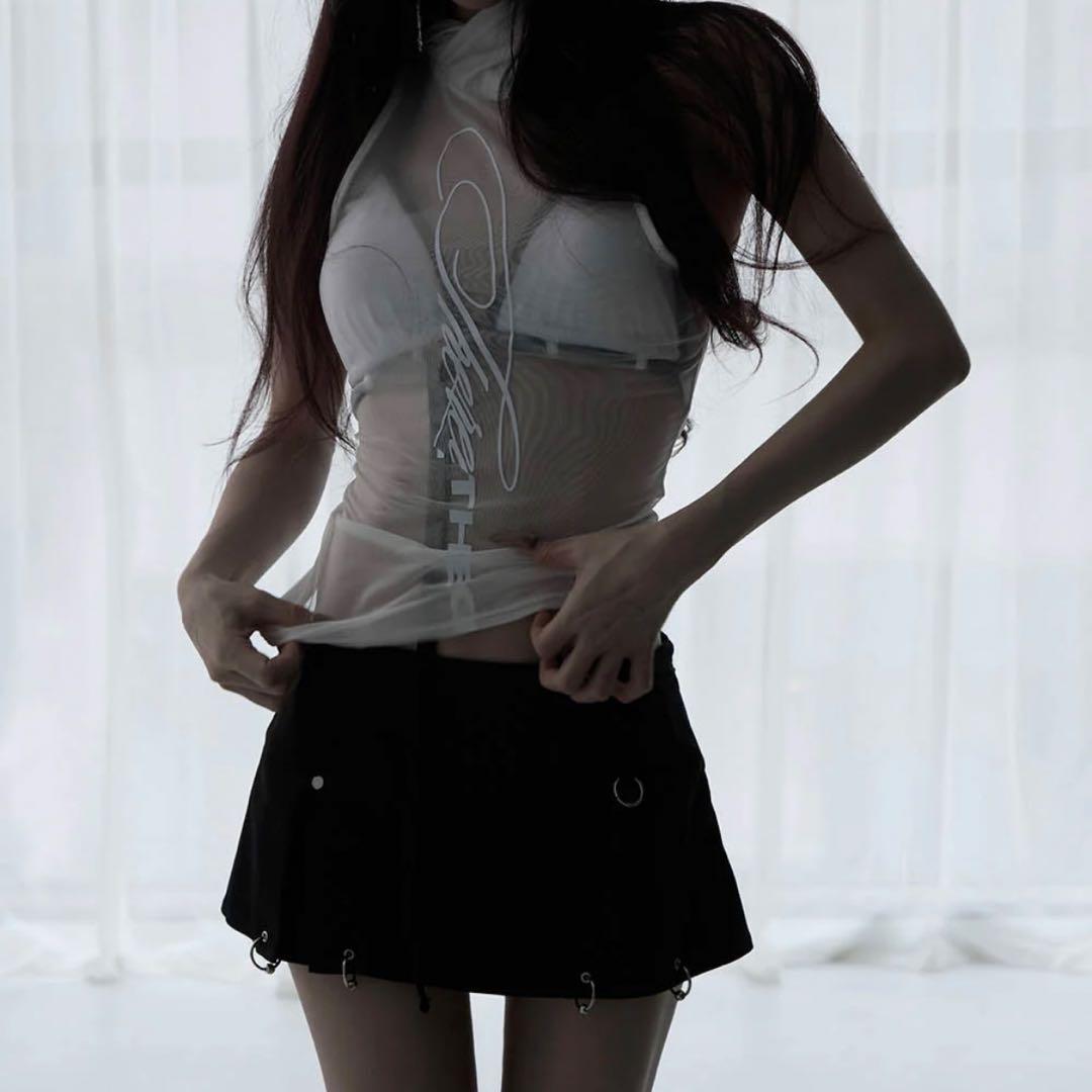 スカート theredthread S pierce skirt mini