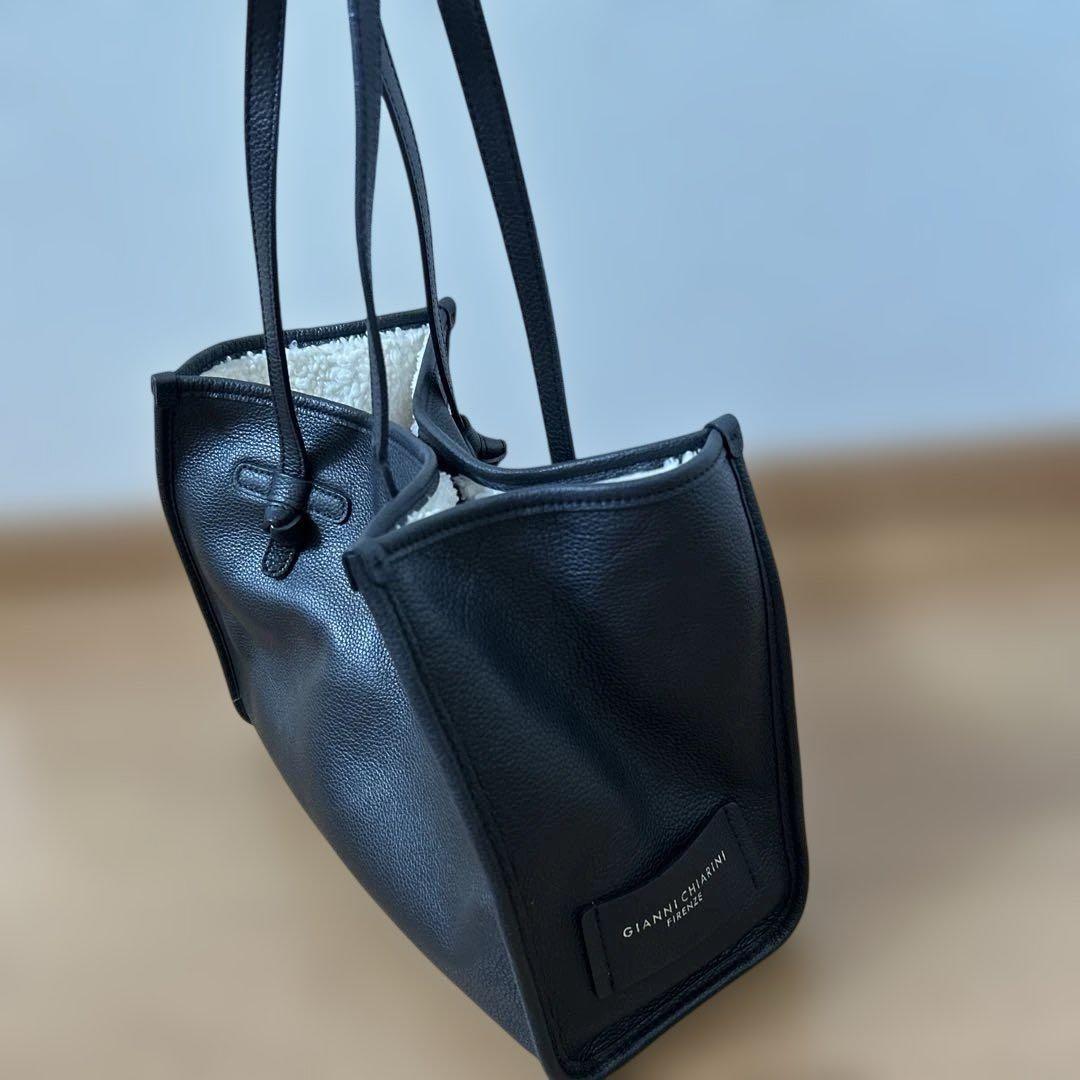 GIANNI CHIARINI マルチェッラS ポーチ付き 本革×内側ボア