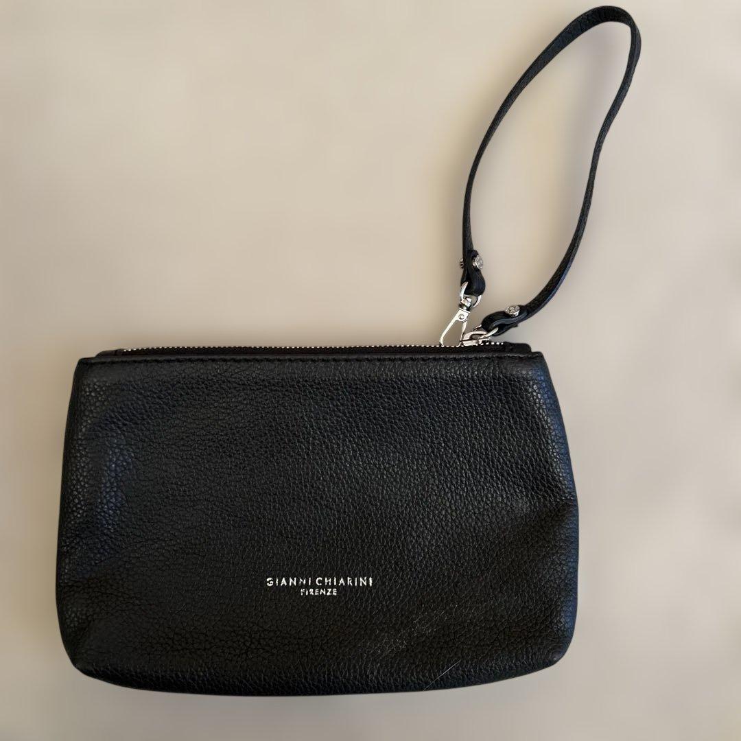 GIANNI CHIARINI マルチェッラS ポーチ付き 本革×内側ボア