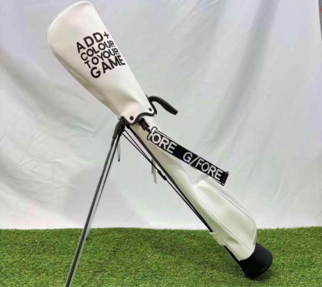 ジーフォア G/FORE ゴルフラウンドバッグ セルフスタンドバッグ ホワイト