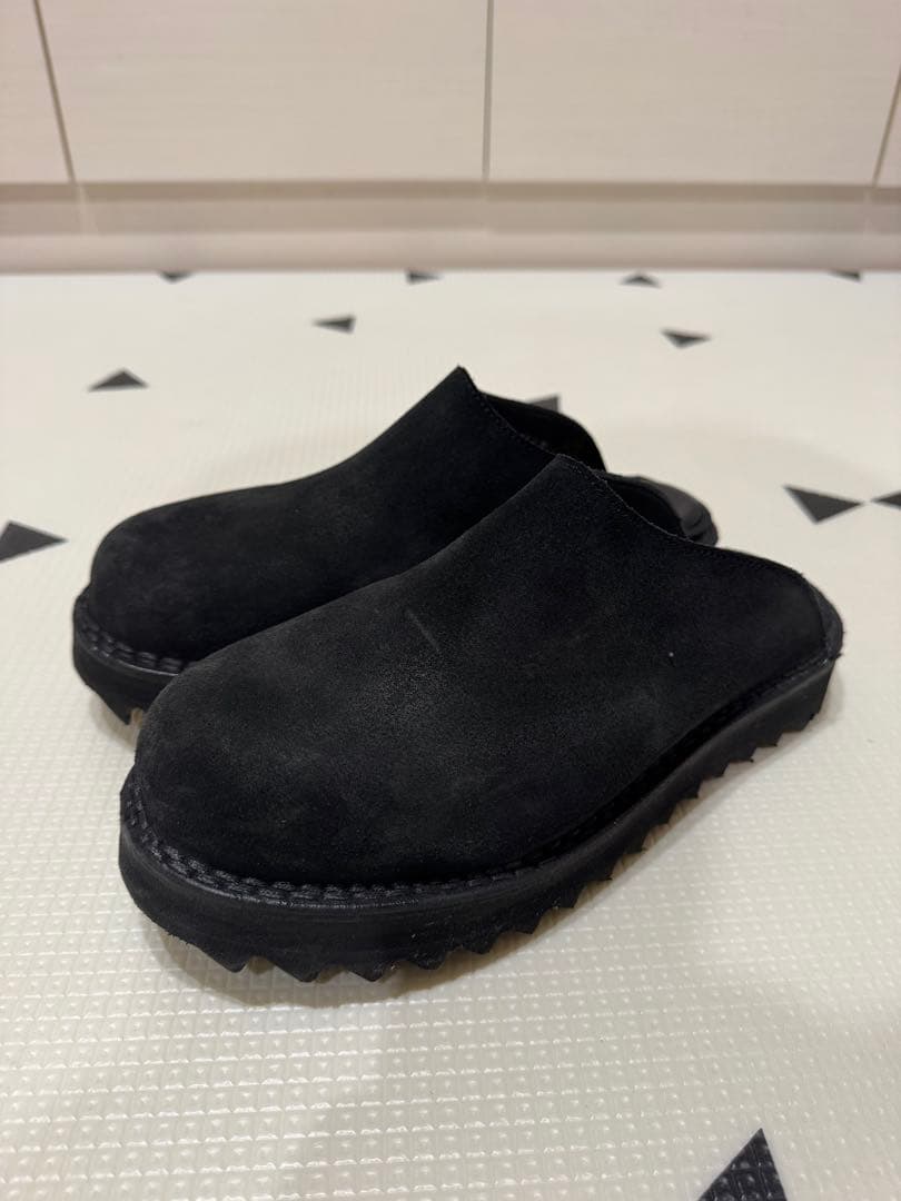 Vernacolo スエード ブラック 黒 42 サボ