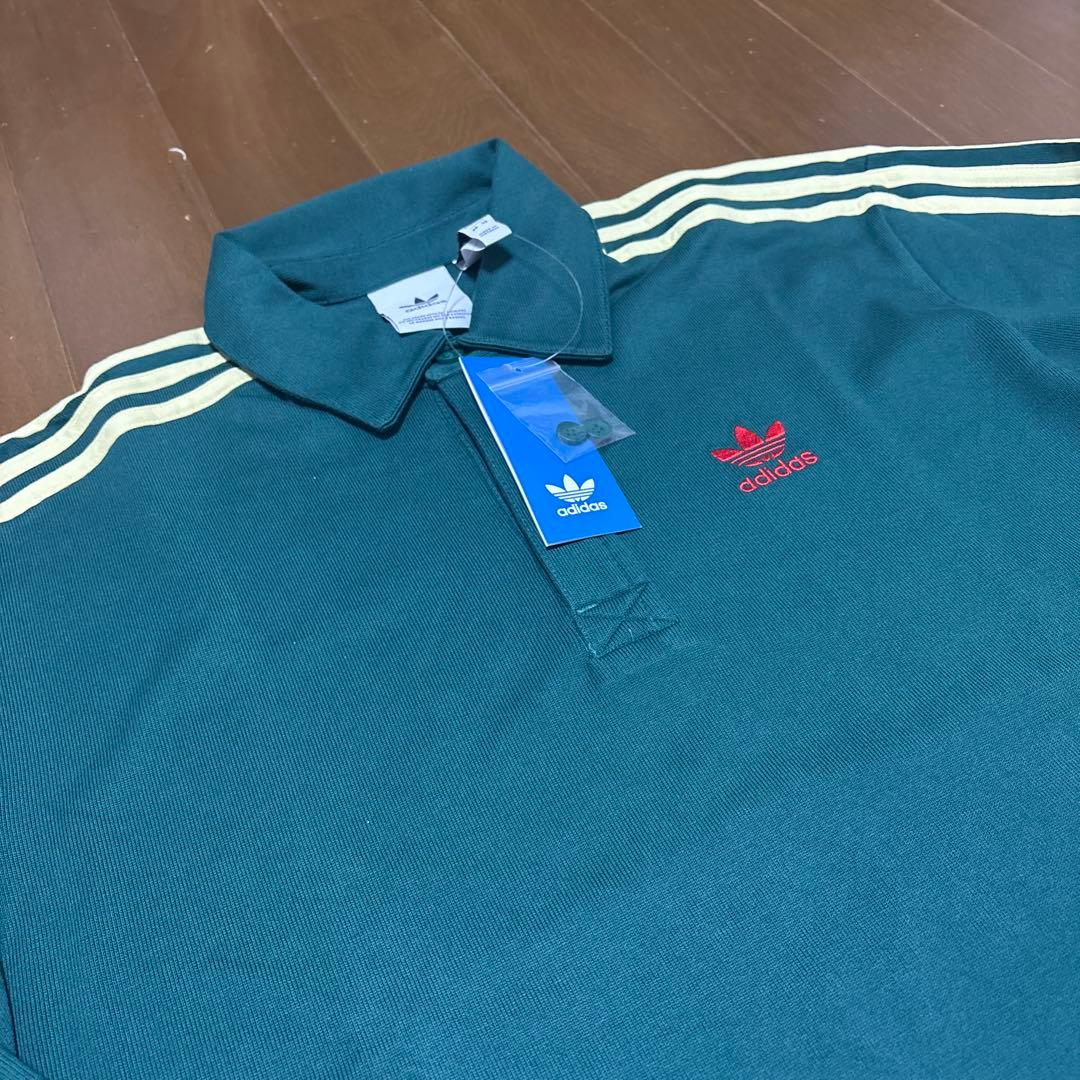 新品adidas originals 長袖ポロシャツL とＸＬ