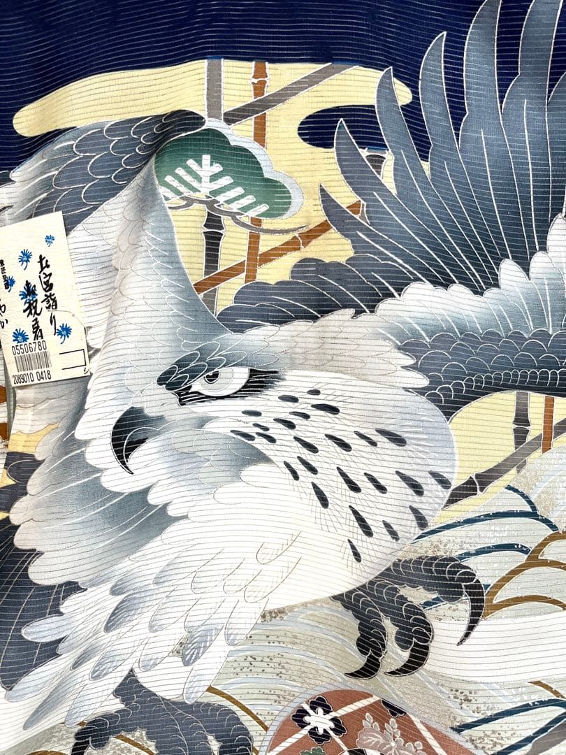 【美おり】MB52002 未使用 男の子 夏宮参着2点セット 熨斗目 お宮参り