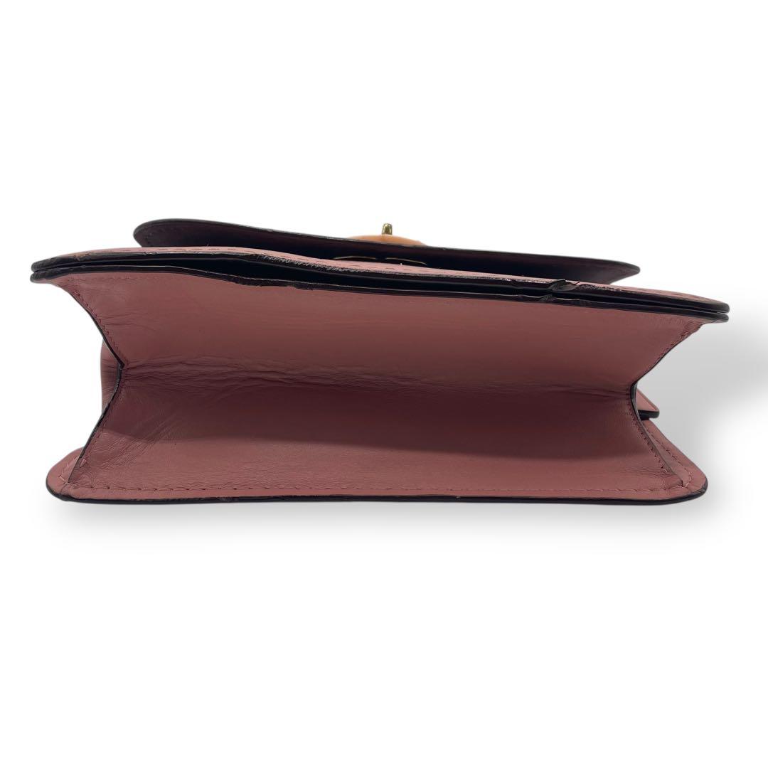 バッグ Coach Tea Rose Chain Shoulder Bag