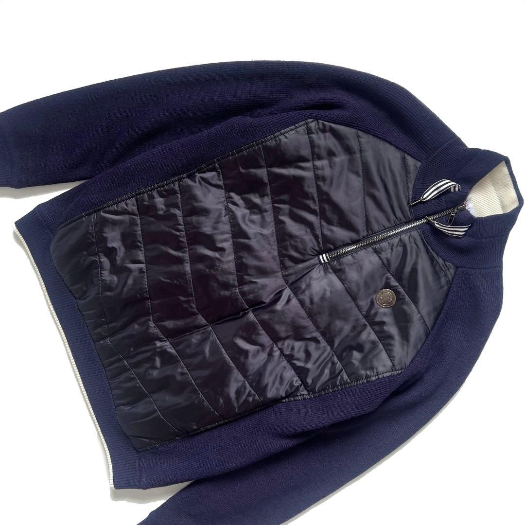 LANVIN SPORT ランバンスポール　異素材mix ダウン　ニット　ゴルフ