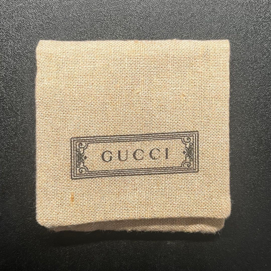 【GUCCI】 インターロッキング　ピアス片耳　ことり
