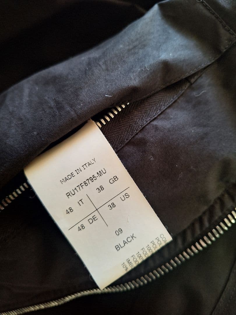 Rick Owens HOODED FLIGHT BOMBER 48 ハンガー付