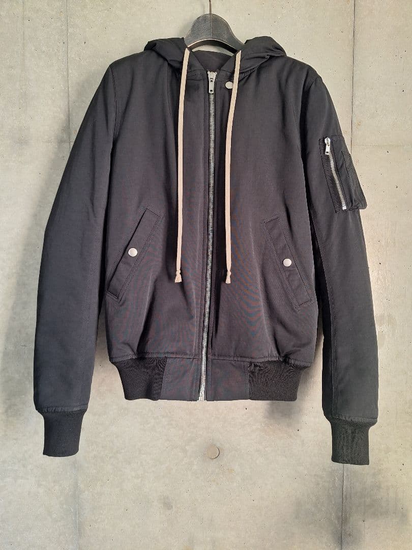 Rick Owens HOODED FLIGHT BOMBER 48 ハンガー付