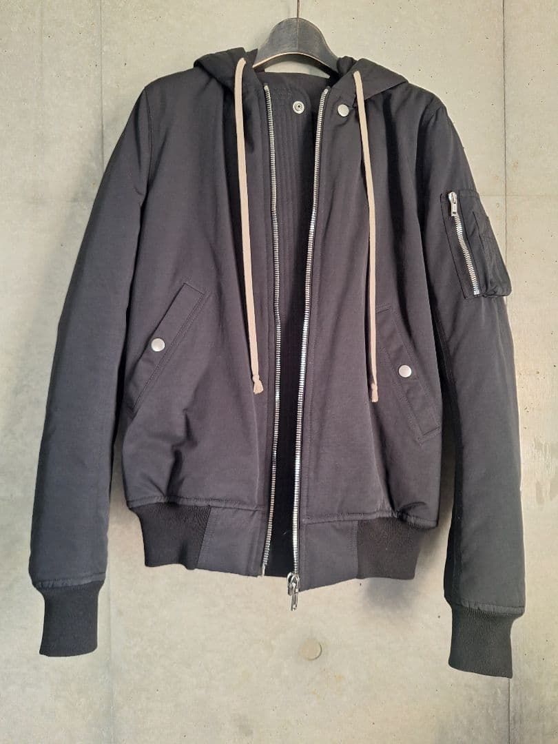 Rick Owens HOODED FLIGHT BOMBER 48 ハンガー付