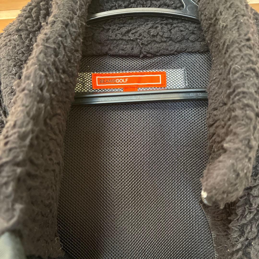 BEAMS GOLF ビームスゴルフ　ボアジャケット ブラック