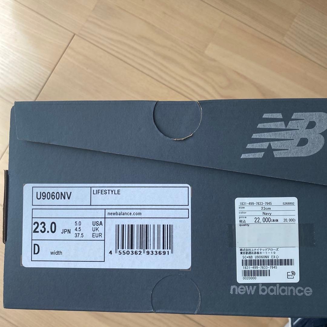 チルチルミチル！U9060NV 23.0ニューバランス